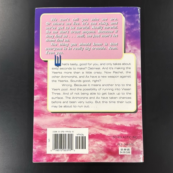 Animorphs #17: The Underground by K. A. Applegate  - Scholastic Paperback Novel - Picture 2 of 10